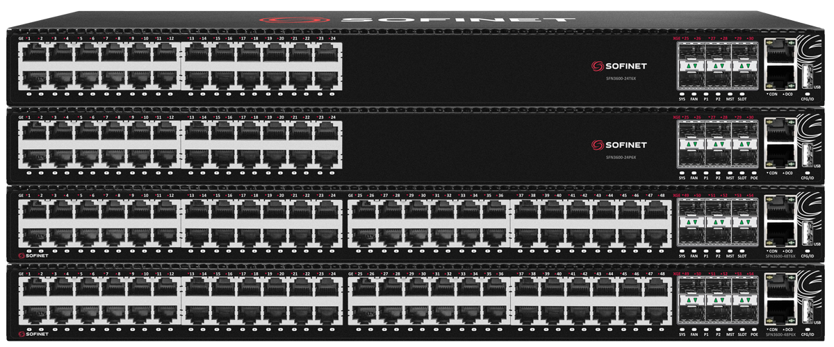 Серия коммутаторов SFN3600 от SOFINET