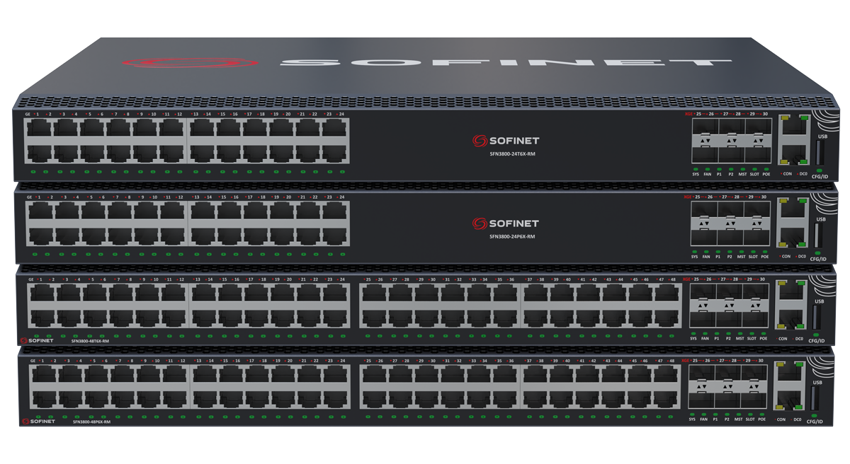 Серия коммутаторов SFN3800-RM от SOFINET